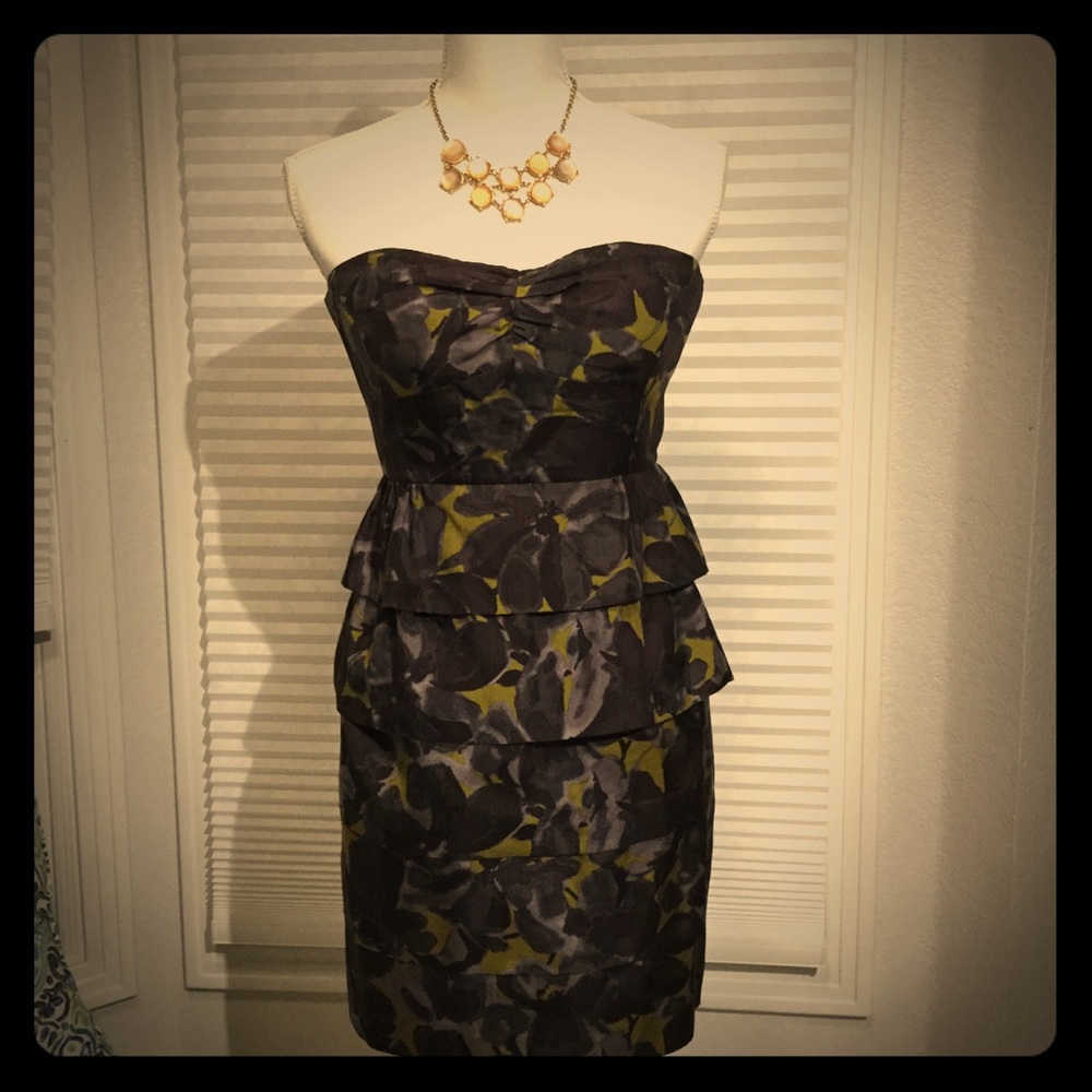 J. Crew strapless gorgeous dress!